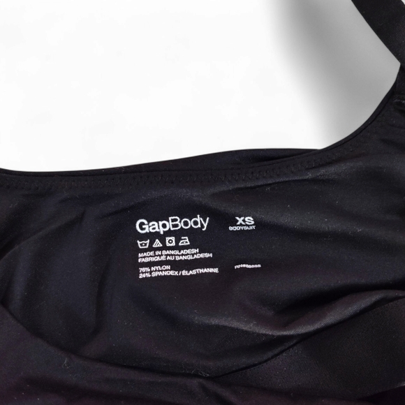 GAP Body Black Super Stretch Shortie Bodysuit Women's Size XS - Picture 7 of 9